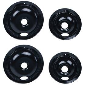 50001-b Certified Appliance Accessories Replacement Drip Bowls Style A 2 Large 8 Inch And Small 6 For Whirlpo
