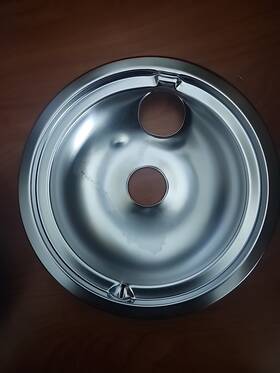 Choice Manufactured Parts Wb31m15cm Wb31k10266 Oem Ge 8 Inch Chrome Stove Drip Pan Bowl