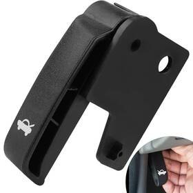 Clio 424615542359 Hood Latch Release Pull Handle Abs Black Replacement For Ext Chevrolet/c