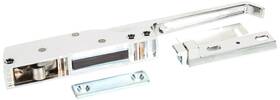 R24-9175-x Component Hardware 10-3/4 Inch Chrome Die Cast Edgemount Latch Magnetic Mechanical Offset Handle