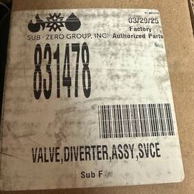 831478 Cove Valve Diverter Assy 831478/genuine Part/brand New