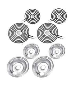 Wb30m Cozzivita Ge Drip Pans And Stove Burner Element Unit Set Perfectly Fit