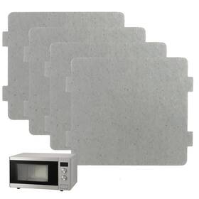 Creztail Byy0094 4 Pcs Waveguide Cover Microwave Wave Guide Replacement Universal