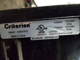 Lb0102001 Criterion Cer51p1z Genuine Range Oven Control Board #