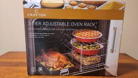 54441 Crofton 3-tier Adjustable Oven Rack 11 Inch X 14.5 10.5 . New In Open Box
