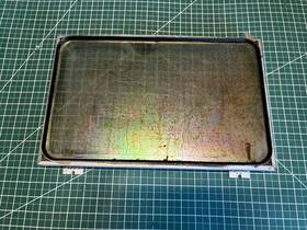821006 Dacor Oven Door Glass Window Pack 1.5 Inch Thick 12470 72148 Stained And Used