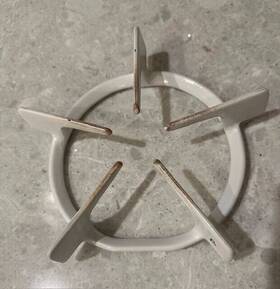 86521wp Dacor Oem Burner Grate White Overall Very Good Condition