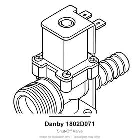 Danby 1802d071 Dgr307 Shut-off Valve