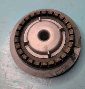 229c5326p002 Defendi Ge Range Burner Head Gray Gas Stove Oem Genuine Appliance 18k