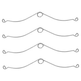 S99140208 Delixike 736994607535 4pack- Replacement For Broan Spring Nutone Grille Silver