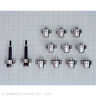 Df48 Wolf New Stainless Steel Knobs Kit With Selectors For And