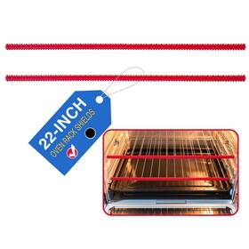Soc-001 Donpearl 22 Inches Extra Long Oven Rack Shields 2 Pack Heat Resistant Silicone R