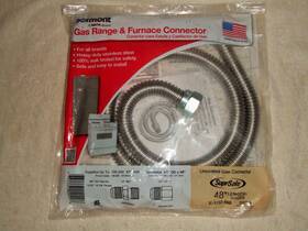 30-3132-48b Dormont Gas Range And Furnace Connector Kit 48 Inch Length 106000 Btu/hr Brand New