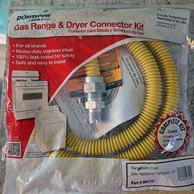 Sk700 Dormont Gas Range And Dryer Connector Kit