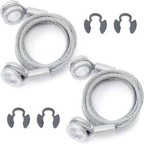 L9260171065 Dusledel 2pcs Hood Restraint Cable Kit Compatible With Peterbilt 389 388 384 Truck Rep