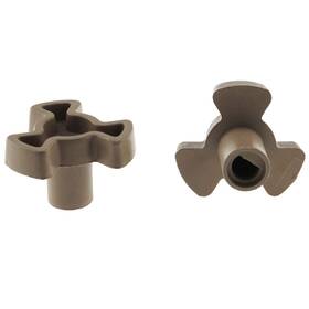 Motrgs-17-2 E-outstanding 2pcs 17mm Microwave Oven Turntable Roller Guide Support Grey