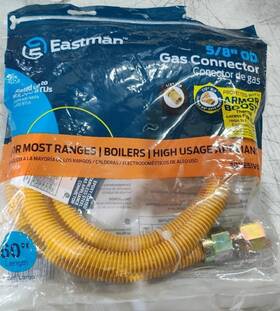 30ye51v060b Eastman Gas Connector 1/2ftft Id X 5/8ftft Od 60ftft L Stainless Steel -