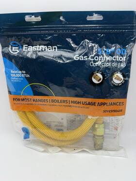 30ye5448 Eastman Gas Appliance Connector Epoxy Coated Stainless 5/8 Inch X 48