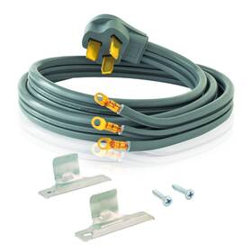 61269 Eastman 3-prong Electric Range Cord 40 Amps 6 Foot Length Grey