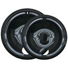 P139402xcd5 Electric Drip Kleen Range Black Porcelain Pans Style 2pk