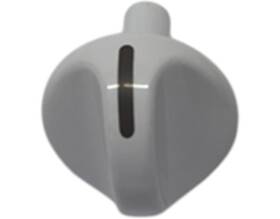 131761704 Electrolux Knob Rotary White/dark Gra New Oem