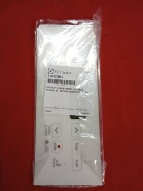 316352015 Electrolux Oven Keypad/ Clock Overlay