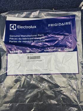 316419144 Electrolux Frigidaire Range White Overlay Clock Replacement Part