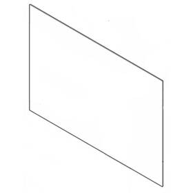316452758 Electrolux Frigidaire Kenmore Range Oven Door Outer Glass Black