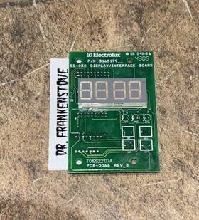 Ew30wd55gs3 Electrolux 316517900 Warming Drawer Display Board Used Tested