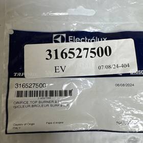 316527500 Electrolux Genuine Oem Range Top Burner Orifice / Sealed Bag