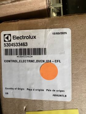 5304533463 Electrolux Electronic Control Oem
