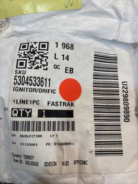 5304533611 Electrolux Ignitor Orifice
