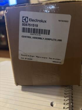 808751519 Electrolux Genuine Range Control Board Frigidaire Oem New