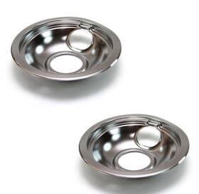 Electrolux Wb31k10265 2 General Electric Chrome Drip Pan 6 Inch For Range Stove Oem Hotpoint Kenmore