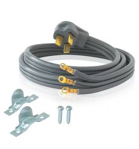 61241hd Everbilt Range Cord 4 Ft 50a 3-wire Gray