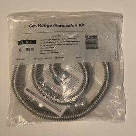 Everbilt 662447158210 New Gas Range Installation Kit Stainless Steel