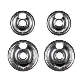 Everbilt 711181335866 Universal Chrome Drip Bowl For Electric Ranges 4-pack