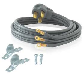 Eb09x10006 Everbilt 40 Amp Electric Range Cord With Plug 4 Ft. 6/8 3-wire New Free Shippin