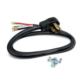 49696 Evertechpro 194878464221 4 Prong Power Cord For Electric Kitchen Range With Open End Connectors