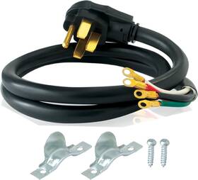 61273 Ez-flo Eastman 6 Feet Electric Range Cord 40 Amps 4-prong Wire