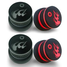 Circular-fire-001 Fireacoke Led Backlit Control Knobs With Safety Glow Flame Style 4 Pack Replacement K