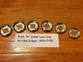 Or36sci6b1 Fisher & Paykel 6 Bezels For Cooktop Control Dials And Range Oven Model