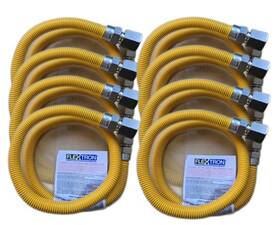Flextron 085426301169 8 Pcs Of Gas Line Hose 1/2ftft O.d. X 48ftft Length With 1/2 Inch Fip Fittings