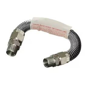 Ftgc-ss12-12n Flextron Gas Line Hose 5/8ftft O.d. X 12ftft Length With 3/4 In Mip
