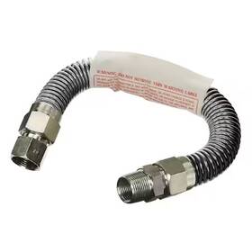 Ftgc-ss12-12p Flextron Gas Line Hose 5/8ftft O.d. X 12ftft Length 3/4 Inch Fip Mip