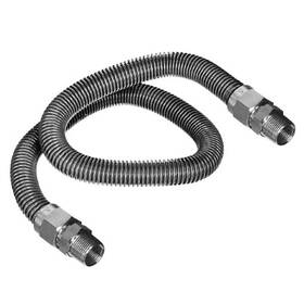 Ftgc-ss12-48n Flextron Gas Line Hose 5/8ftft O.d. X 48ftft Length With 3/4 In Mip