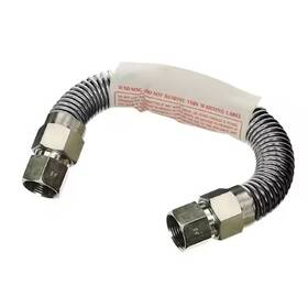 Ftgc-ss38-18b Flextron Gas Line Hose 1/2ftft O.d. X 18ftft Length With 1/2 Inch Fip