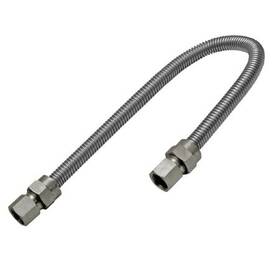 Ftgc-ss38-24h Flextron Gas Line Hose 1/2ftft O.d. X 24ftft Length With 3/8 Inch Fip