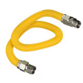 Ftgc-yc38-24c Flextron Gas Line Hose 1/2ftft O.d.x24ftft Len 1/2 Inch Fipxmip Fittings