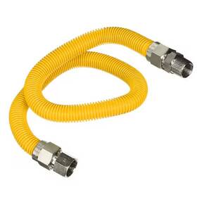 Ftgc-yc38-30i Flextron Gas Line Hose 1/2ftft O.d.x30ftft Len 3/8 Inch Fipxmip Fittings